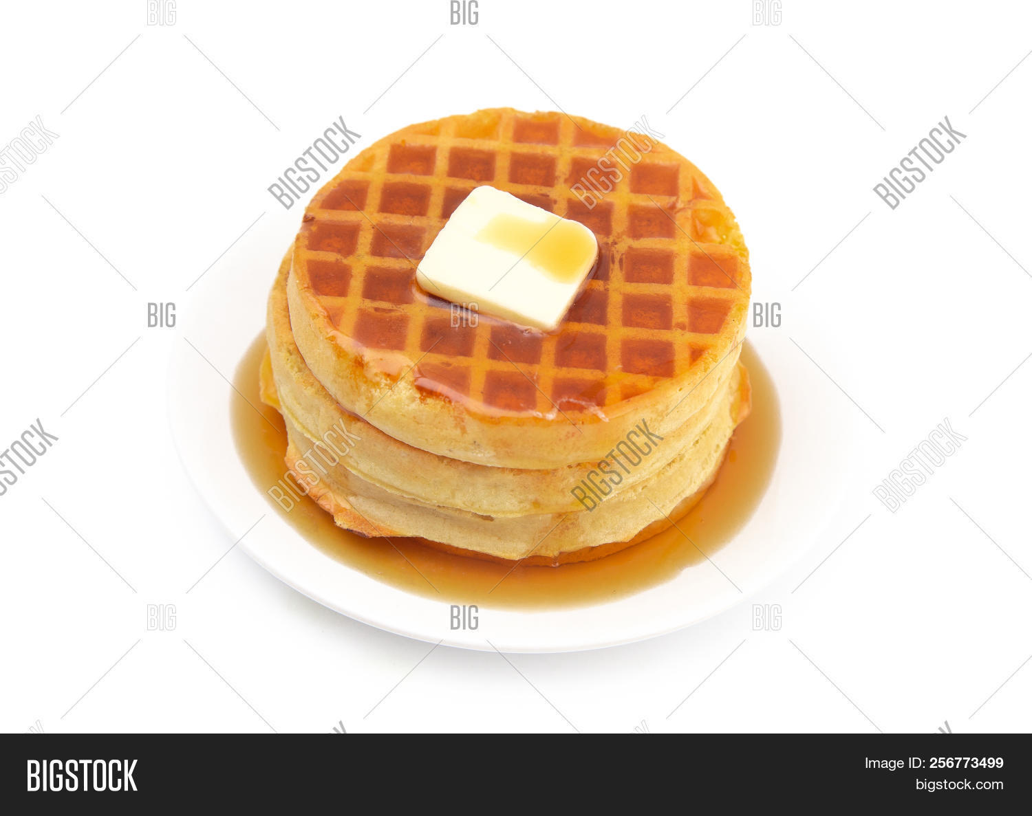 Round Waffles Ready Image & Photo (Free Trial) Bigstock