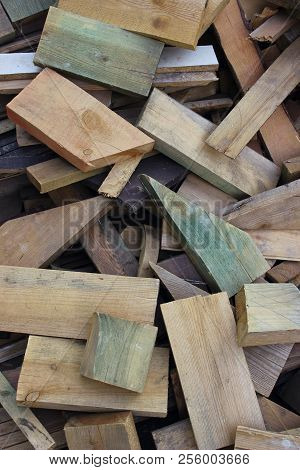 Wooden Blocks. Wooden Texture Background. Wood. Abstract Background.