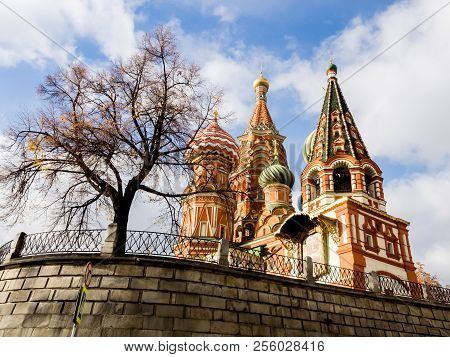 St. Basil's Cathedral On The Red Square, Moscow, Russia