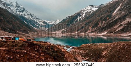 Beautiful View Of Lake Saif Al Maluk In Naran Valley, Pakistan