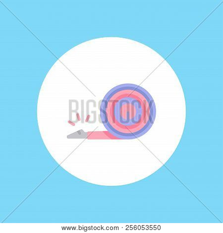 Party Blower Outline Icon. Linear Style Sign For Mobile Concept And Web Design. Popper Whistle Simpl