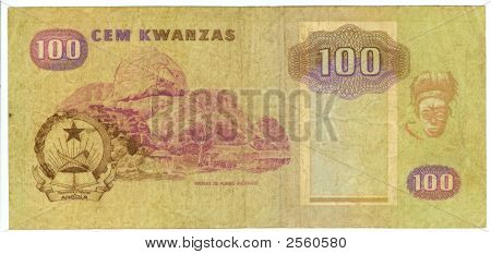100 Kwanza Bill Of Angola, 1991