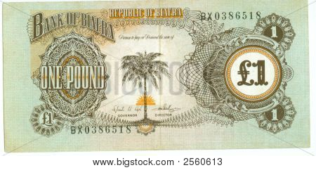 Bill 1 libbra di Biafra