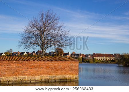 Beuatiful View Of Fredensborg Palace In Hilleroed, Denmark
