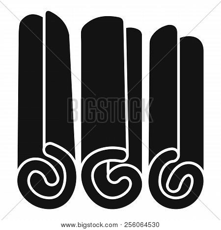 Cinnamon Sticks Icon. Simple Illustration Of Cinnamon Sticks Icon For Web