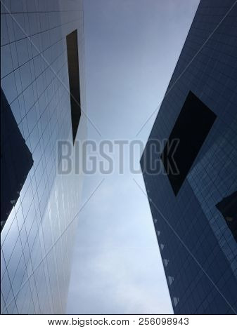 Low Angel From Panorama Building. Santiago De Surco, Lima, Peru