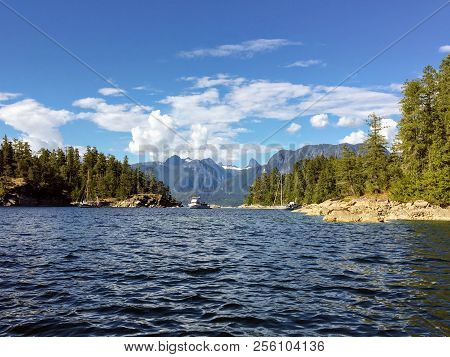 View Of Prideaux Haven, In Desolation Sound, British Columbia, Canada