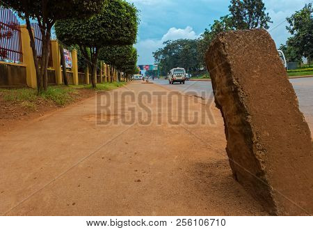 Kampala, Uganda - April 16, 2017: Kira Road Kira Road Is One Of The Main Streets In Kampala On A Mid