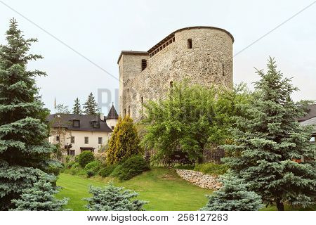 Liptovsky Hradok, Slovakia - May 27, 2018: Castle "novy Hrad" (first Written Record To "wywar" Fort 