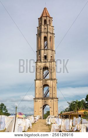 Surveillance Tower Of Slaves Of Manaca Iznaca Sugar Fabbica