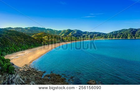 Totaranui Bay In The Abel Tasman National Park, New Zealand