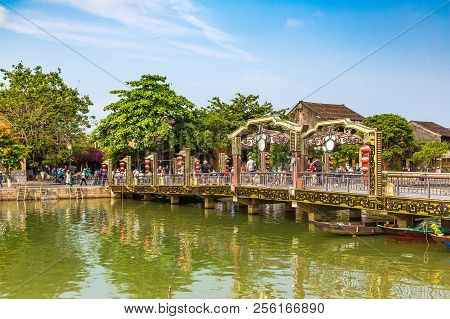 Cau An Hoi Bridge In Hoi An, Vietnam