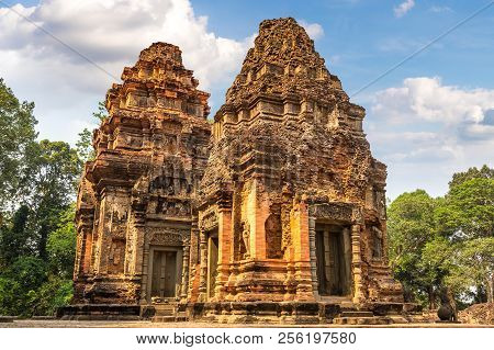 Preah Ko Temple In Angkor Wat
