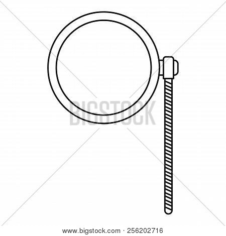 Monocle Icon. Outline Illustration Of Monocle Icon For Web