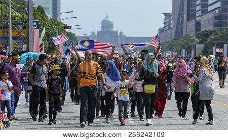 Celebrating The 61Th Anniversary Of Independence Or Merdeka Day