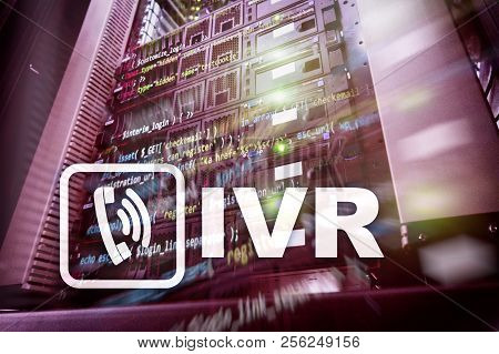 Ivr Interactive Voice Response Communication Concept. Servers