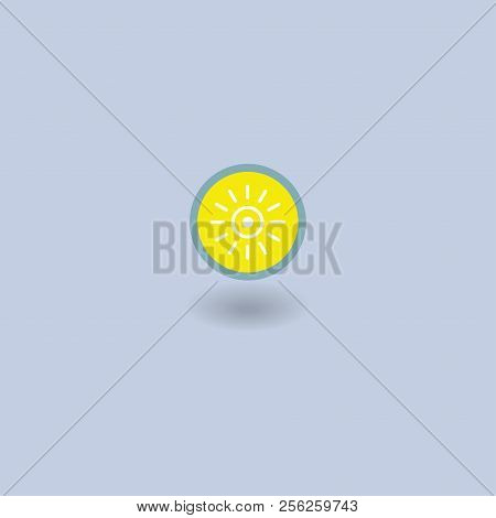 Sun Icon, Summer, Icon. Vector Illustration. Eps 10.