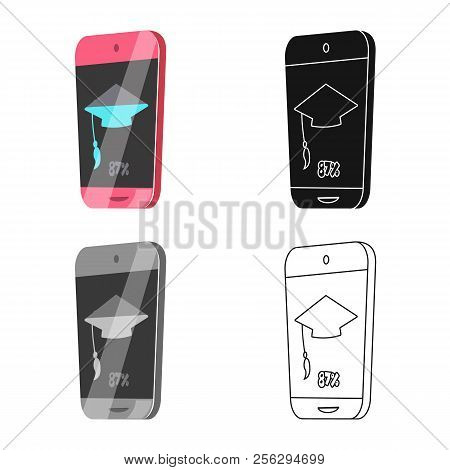 Vector Illustration Of Education And Learning Symbol. Set Of Education And School Vector Icon For St