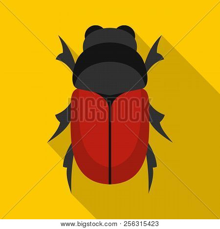 Maybug Icon. Flat Illustration Of Maybug Icon For Web
