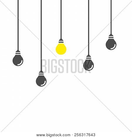 Lamp, Light, Vector Illustration Isolated On White Background.