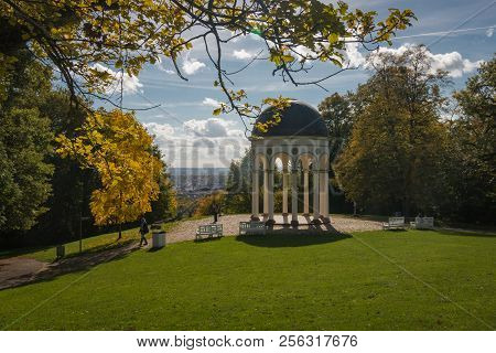 Monopteros Temple At Neroberg In Wiesbaden, Germany