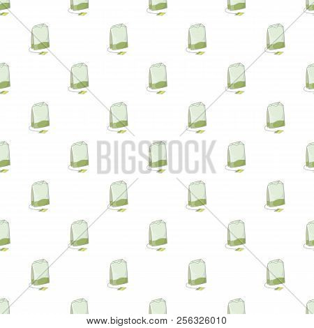 Teabag Pattern. Cartoon Illustration Of Teabag Pattern For Web