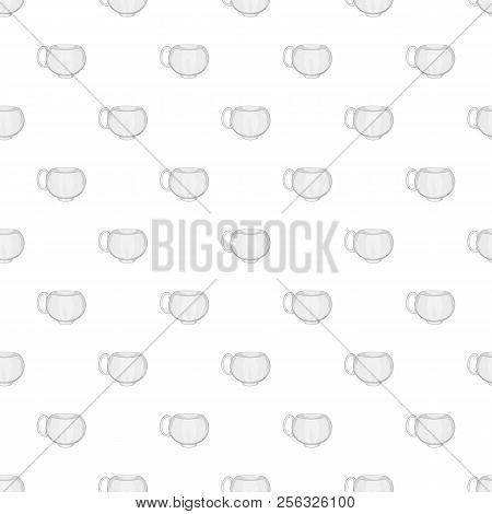 Cup Pattern. Cartoon Illustration Of Cup Pattern For Web