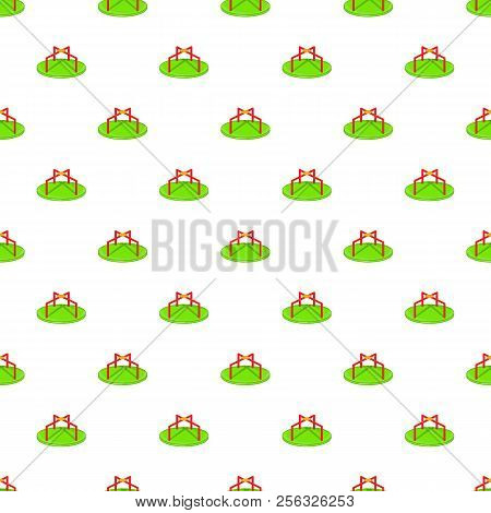 Merry Go Round Pattern. Cartoon Illustration Of Merry Go Round Pattern For Web