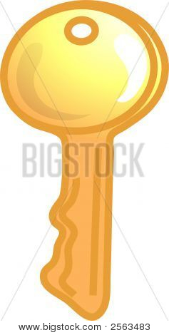 Icono de la llave grande o símbolo