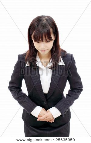 Femme d'affaires asiatique jeune