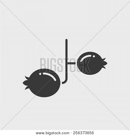 Roseship Flat Vector Icon. Rose Flat Vector Icon