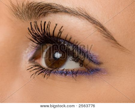 Eye With Long Eyelashes
