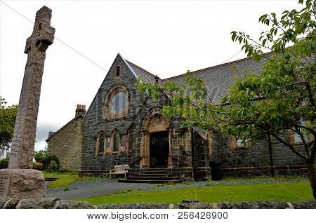 An Exterior View Of The Church At Salen On The Isle Of Mull