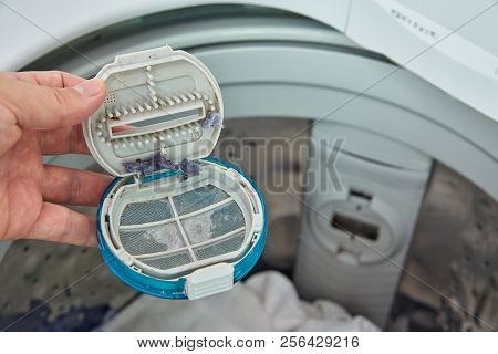 Filter For Filtering Out Dust From Washing In A Top Load Washer Machine