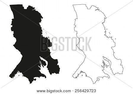Karelia (russia, Subjects Of The Russian Federation, Republics Of Russia) Map Vector Illustration, S