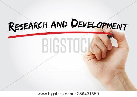 R&d - Research And Development Acronym, Business Concept Background