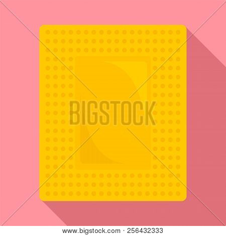 Contraceptive Patch Icon. Flat Illustration Of Contraceptive Patch Vector Icon For Web Design