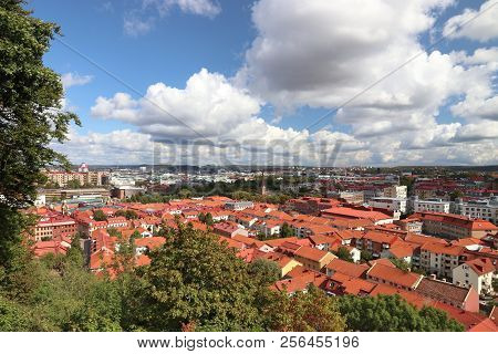 Gothenburg City In Sweden. Skyline With Haga District.