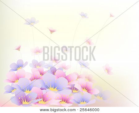 çiçek desenli arka plan