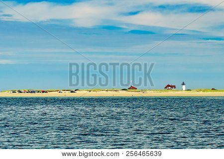 Beautiful Landscape Of Atlantic Ocean Beach Cape Cod Massachusetts