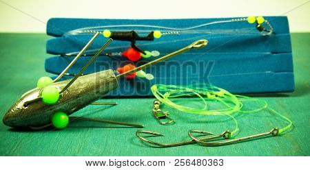 Surfcasting - A Method Of Sea Fishing. Fishing Accessories Used For Sea Fishing.