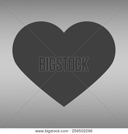 Heart Vector Icon, Love Symbol Isolated Vector Heart