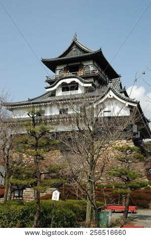 Inuyama, Japan-23 Apr, 2018: Inuyama Castle Is A Japanese Castle In The City Of Inuyama, Aichi Prefe