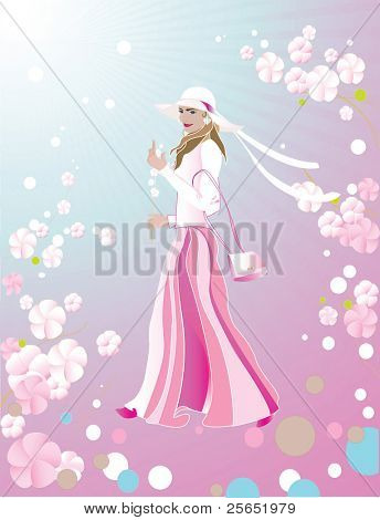 ภาพ raster กับสาวสวยโดย springtime