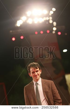 Harry Melling walks the red carpet ahead of the 'The Ballad of Buster Scruggs' screening during the 75th Venice Film Festival at Sala Grande on August 31, 2018 in Venice, Italy.