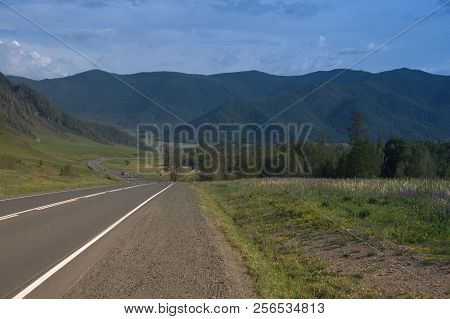 Chuysky Tract (highway M-52). The Republic Of Gorny Altai. Siberia.
