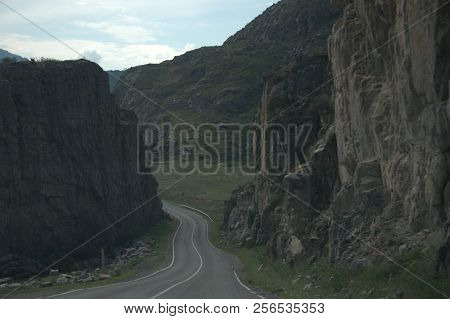 Chuysk Tract On The Pass Chike-taman. Gorny Altai. Siberia.
