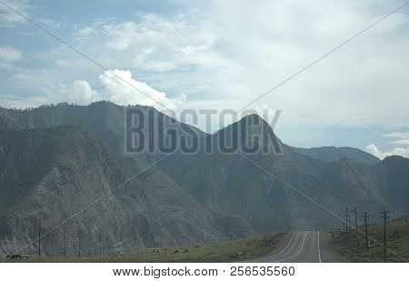Chuysky Tract (highway M-52). The Altai Mountains. Siberia.
