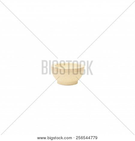 ProdFireproof products casting processing. Products for use in high modes, lining furnaces, foundry tracts, laboratory glassware,  isolated on white background.