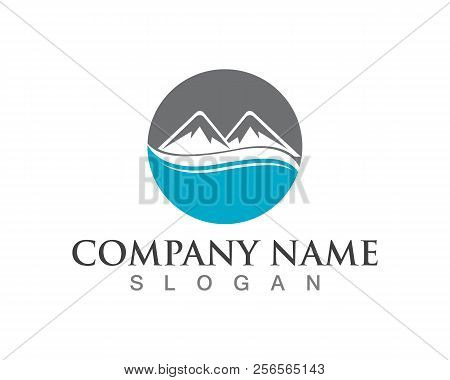 Nature Mountain Logos Business Template Vector Icons